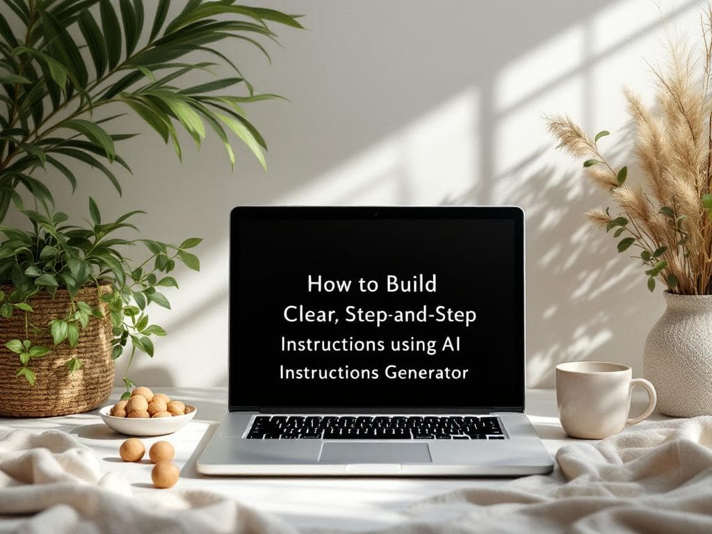 Cómo crear instrucciones claras paso a paso con un generador de instrucciones de IA